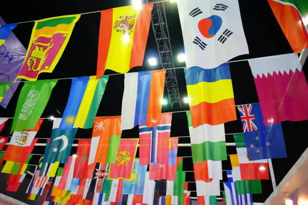 People at a cultural festival